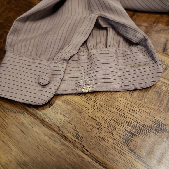 Vintage Ms. Chaus Midi Dress - Fine Pinstriping - Picture 8 of 8